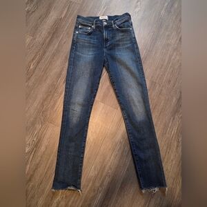 Agolde Dark Blue Ankle Jeans
